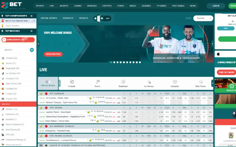 22bet-user-experience