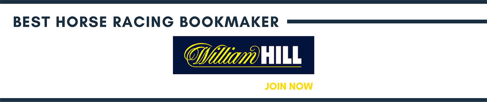 Beste bookmaker for hesteveddeløp WilliamHill